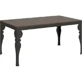 Itamoby Ausziehbarer Tisch 90x160/420 cm Paxon Evolution Walnuss-Anthrazit-Gestell