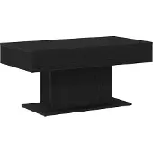 vidaXL Couchtisch Schwarz Eichen-Optik 96 x 50 x 45 cm Holzwerkstoff