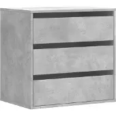 vidaXL Kommode Betongrau 60x41x58 cm Holzwerkstoff