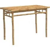 Syfax Garten-Esstisch 110x55x75 cm Bambus
