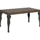 Itamoby Ausziehbarer Tisch 90x160/264 cm Paxon Walnuss Anthrazit Gestell