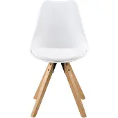Ebuy24 (2er Set) Dry Esszimmerstuhl weiss.