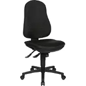 Topstar Bürodrehstuhl Support SY ohne Armlehnen, grau