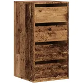 vidaXL Kommode Altholz-Optik 40x41x76 cm Holzwerkstoff
