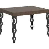 Itamoby Ausziehbarer Tisch 70x110/194 cm Karamay-Walnuss-Anthrazit-Gestell