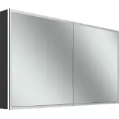 Schneider GLOW D2W Spiegelschrank, 2 Türen 65/65cm, 1313x136x736mm, rundum Beleuchtung, Dim2Warm, 218.130.02.44