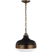 Elstead Lighting Zeitgenössischer Kronleuchter Cadence Stahl Messing Antik Glas Schwarz 2 Lichter E27