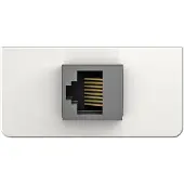 Kindermann Konnect design click Cat-6/6A, Anschlussblende mit Schneid-/Klemmtechnik