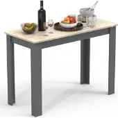 VCM Holz Esstisch | H. 76 x B. 110 x T. 50 cm | Küchentisch Speisetisch Tisch Esal