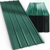 Gardebruk Trapezblech 14er-Set Grün 110x46cm 109613