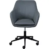 Ebuy24 Werry Bürostuhl, grau, mit den Maßen 63 cm Breite, 84 cm Höhe und 63 cm Tiefe