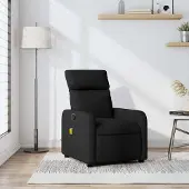 Prolenta Maison Exclusive - Massagesessel Schwarz Stoff