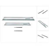 Makita Führungsschienen Set Führungsschiene 1400mm + Führungsschiene 1000mm + 2x Fuhrungsschienenverbinder