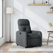 vidaXL CLORIS Relaxsessel Dunkelgrau Stoff - Fernsehsesel LL0000257129
