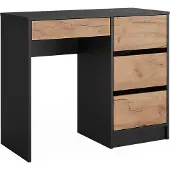 Vicco Schminktisch Sherry Anthrazit/Goldkraft Eiche 90 x 75 cm ohne Spiegel, Model 52022