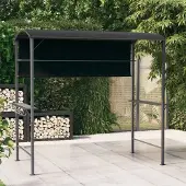 vidaXL Cloris Designermöbel Pavillon mit Dach 220x110x200 cm Anthrazit 2024 Neu