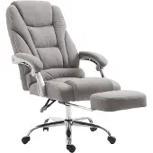 Mendler Bürostuhl HLO-CP67 Stoff grau