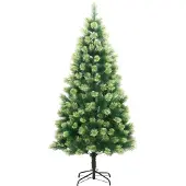 Syfax Künstlicher Weihnachtsbaum Klappbar mit Ständer 150 cm