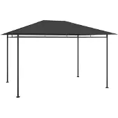 The Living Store Pavillon 384x281x270 cm Anthrazit 180 g/m²