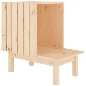 Syfax Katzenhaus 60x36x60 cm Massivholz Kiefer