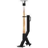 Green Flame Rocket Heater Pellet Terrassenheizer - 58,3 x 30 x 152,2 cm