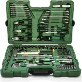 Sata 1/4", 1/2" Werkzeugsatz, metrisch, 104-tlg. (104 Mechaniker Werkzeugsatz)