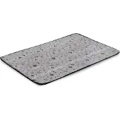 AIO Factory Hundebettmatte 100x70 cm wasserdicht Knochen schwarz
