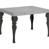 Itamoby Ausziehbarer Tisch 70 x 110/194 cm, Gestell Paxon Cement Anthrazit