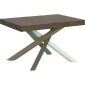 Itamoby Ausziehtisch 120/380x90 cm Volantis Nussbaum mehrfarbig Beine 4/A