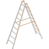 Layher Topic 1039 Sprossenstehleiter 2x9 Sprossen