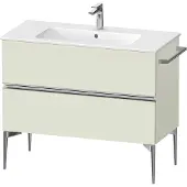 Duravit Sivida Waschtischunterbau, 2 Schubkästen, Griffleiste chrom, 1010x477x591mm, zu ME by Starck, SV4645010HH0000