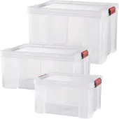 Rotho Aufbewahrungsbox CLIP'N STORE, Ausführung:45 l (50 x 39 x 33 cm)