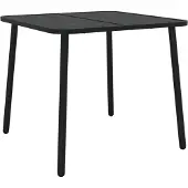 Syfax Gartentisch Anthrazit 80x80x71 cm Stahl