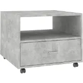 vidaXL Couchtisch Betongrau 55x55x40 cm Holzwerkstoff