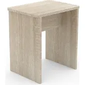 VCM Holz Sitzhocker Würfel | Fußablage mit den Maßen H. 45 x B. 40 x T. 30 cm | Beistelltisch Esal