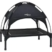 Syfax Hundebett Schwarz 63 x 49,5 x 60 cm Stahl