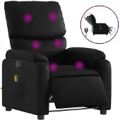 Sonstiges Massagesessel Elektrisch Schwarz Kunstleder