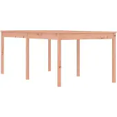 vidaXL Gartentisch 203,5x100x76 cm Massivholz Douglasie
