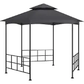 Syfax Pavillon mit Seitenwänden 3,1x2,7 m Anthrazit