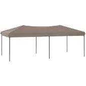 Syfax Partyzelt 3x6 m Taupe Faltbar UV- & wasserabweisend, robustes Gestell