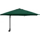 Syfax Garten-Sonnenschirm Grün 248 x 248 x 148 cm Polyester und Stahl