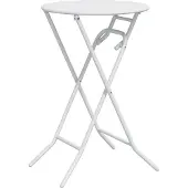 vidaXL Gartentisch Weiß 50 x 50 x 72 cm Metall