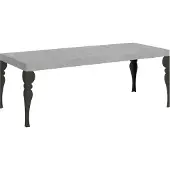 Itamoby Ausziehbarer Tisch 90x160/264 cm Paxon Premium Cement Anthrazit Gestell