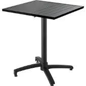 Oviala Quadratischer Gartentisch aus Aluminium - Cardiff
