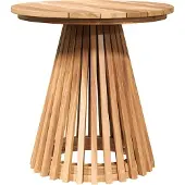 vidaXL Beistelltisch Braun 50 x 50 x 49,5 cm Massivholz Teak