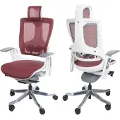 MCW Bürostuhl MERRYFAIR Adelaide, Schreibtischstuhl Drehstuhl, Polster/Netz, ergonomisch rot