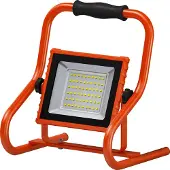 Osram batteriebetriebene Arbeitsleuchte R-Stand 20W 4000K in Orange mit Aluminiumgehäuse, IP44-Schutz, für Renovierung, Keller und Garagen