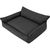 TexCorp Hundebett JOKER Größe L 64x49 cm – robust, abnehmbarer Bezug, wasserabweisend, pflegeleicht – Doggy