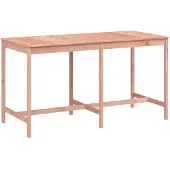 Syfax Gartentisch 203,5x90x110 cm Massivholz Douglasie