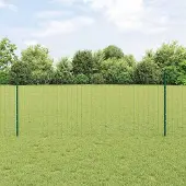 Syfax Zaun mit Pfosten Grün